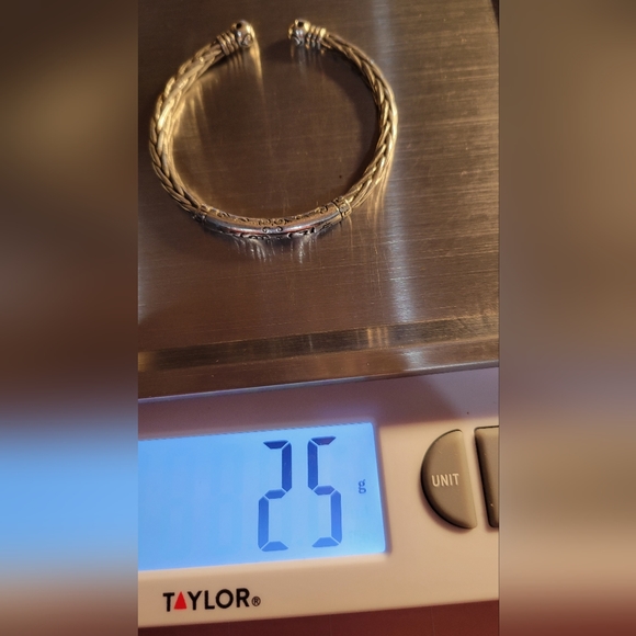 999 Etched Pure  Silver Tribal Cuff Bracelet - Picture 16 of 16